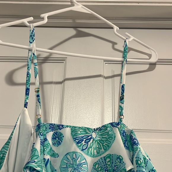SOLD NWT Lilly Pulitzer x Target sea urchin blue spaghetti strap tank dress, XXL - Picture 8 of 8